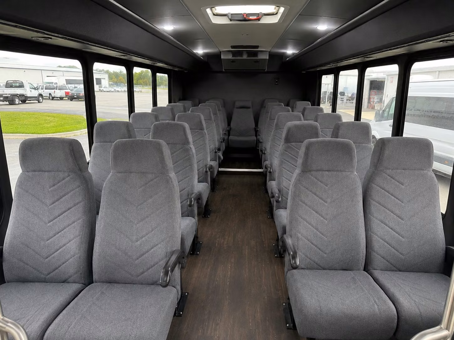15 passenger minibus interior