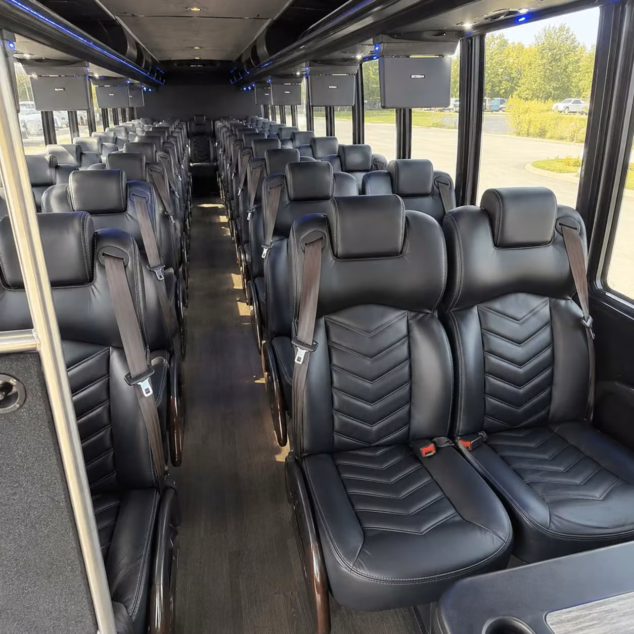 25 passenger minibus inside