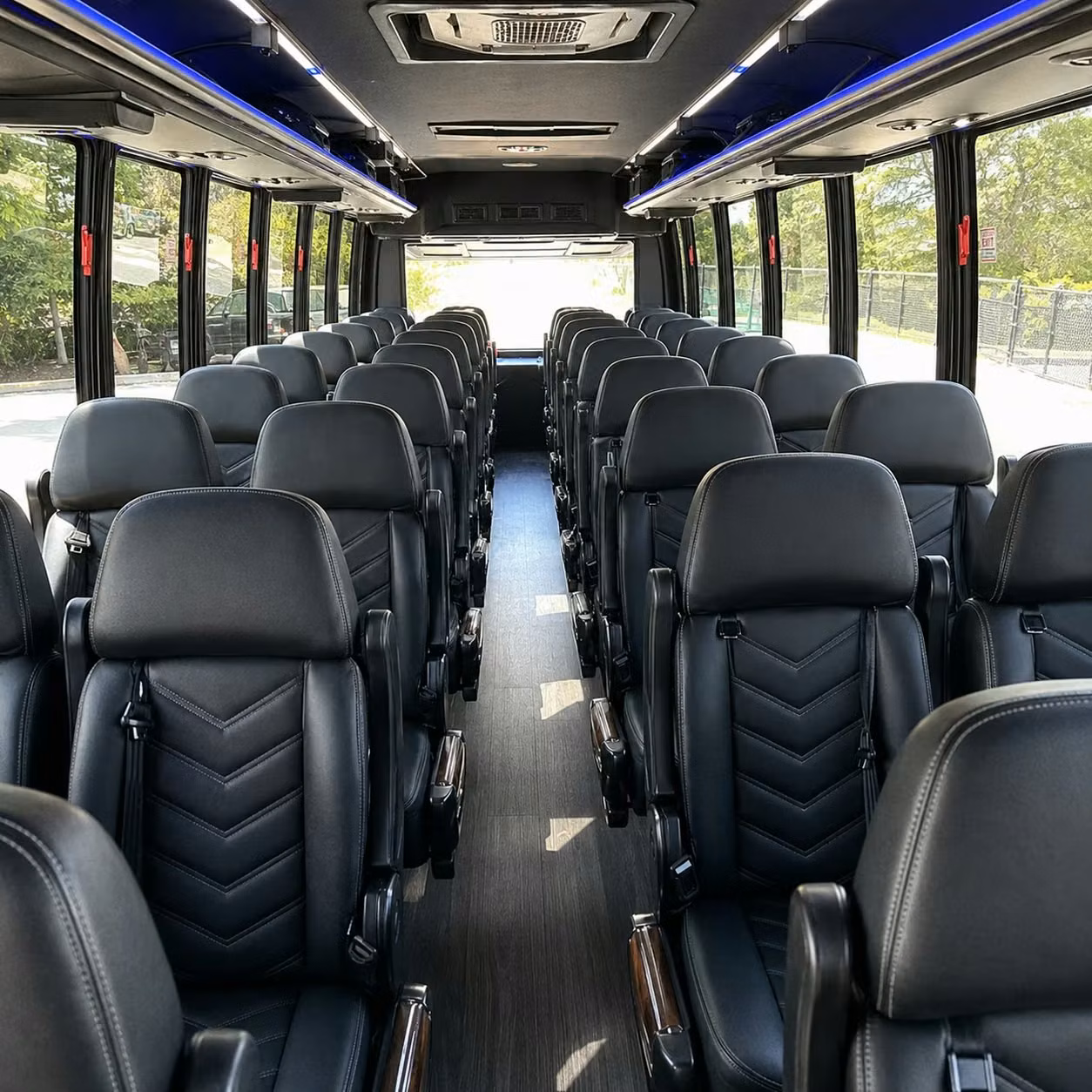 30 passenger minibus interior