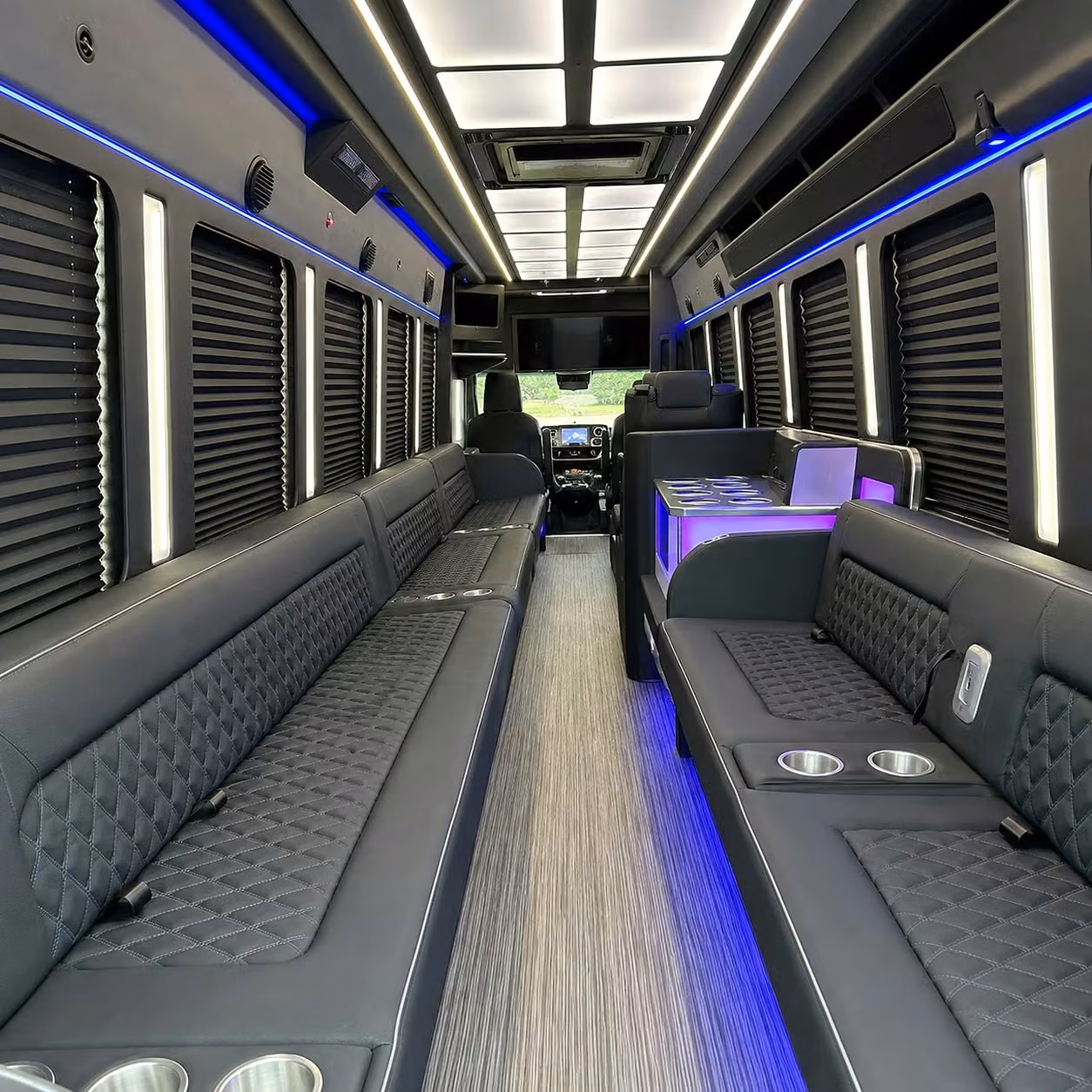 party bus interior