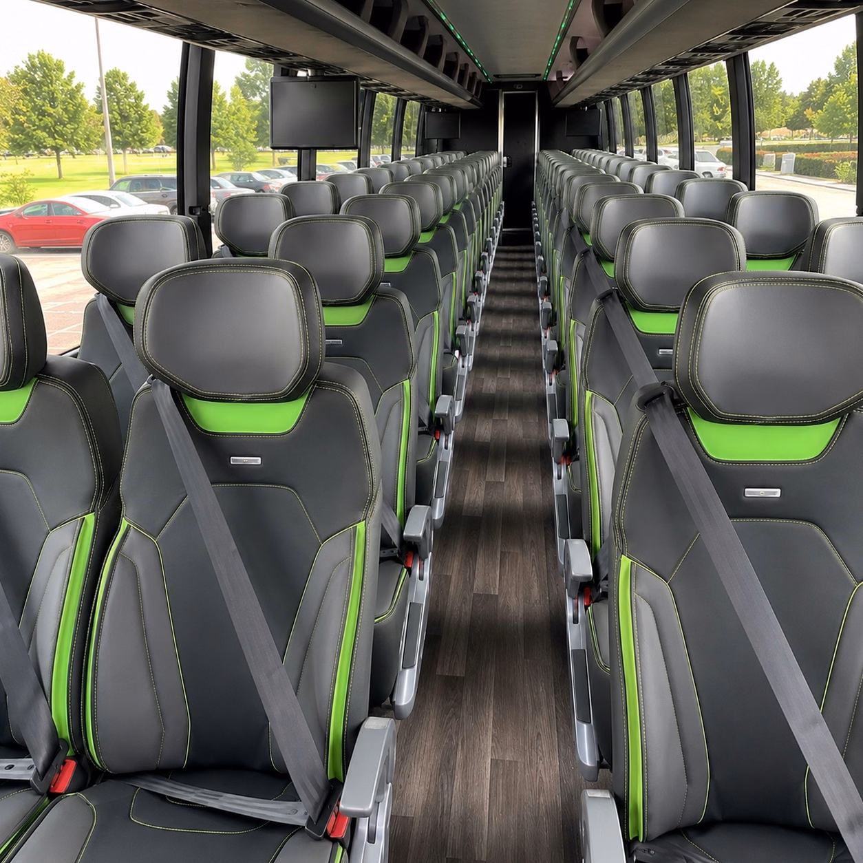 rocklin charter bus interior